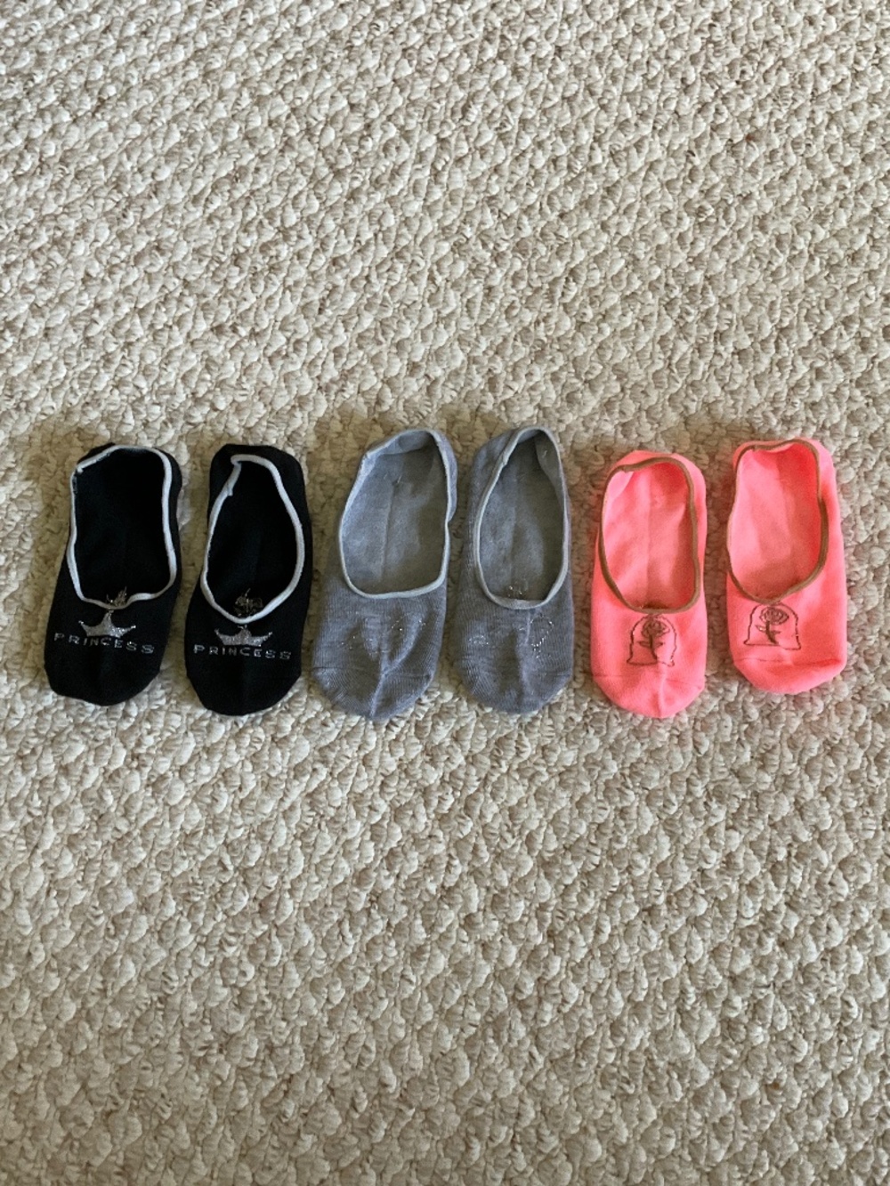 DISNEY PRINCESS no show socks